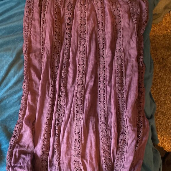 FP one purple floor length skirt - Picture 4 of 4